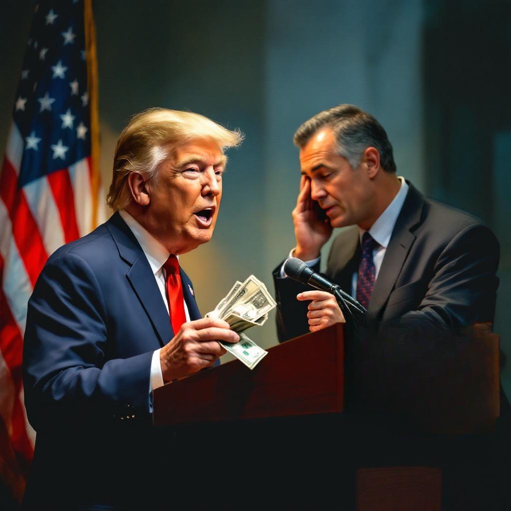 President Trump bribed by Corporate politicians