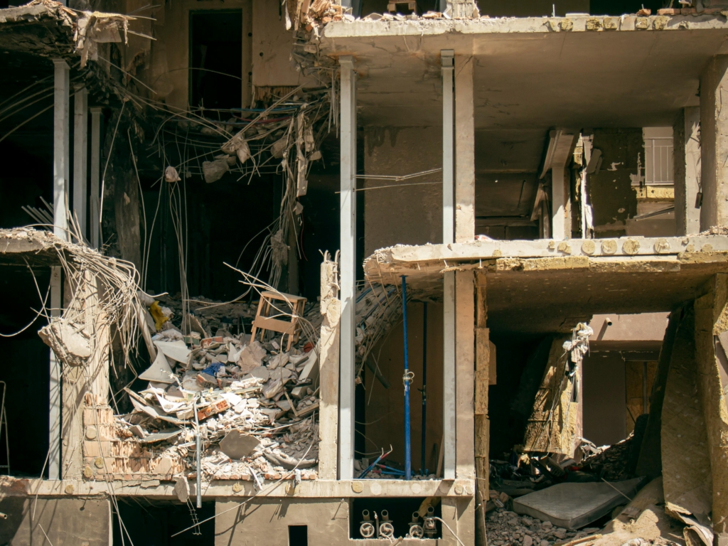 Buildings in Gaza